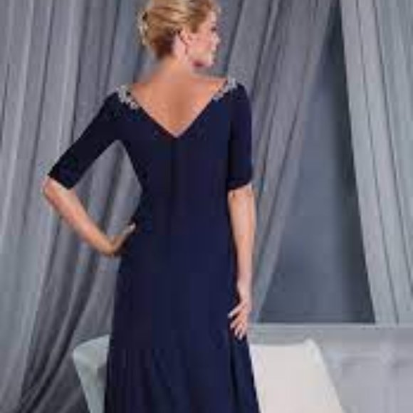 NEW MAROON Claret Mother of the Bride/Groom Elegant Formal Holiday Dress SIZE 10 - Picture 3 of 12